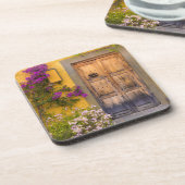 木の戸口 コースター (左側)