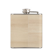 木の手触りで吠える狼 フラスク (裏面)