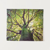 木の抱き締めること タペストリー (正面(横))