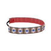 木の抽象芸術に赤い絵画りんご アスレチックヘッドバンド (左)