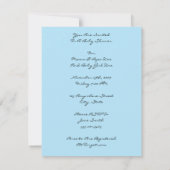 木の抽象芸術のコラージュの招待されられた鳥です 招待状 (裏面)