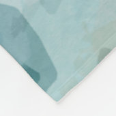 木の抽象芸術の印象主義のアメリカフクロウ フリースブランケット (角)