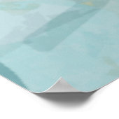 木の抽象芸術の印象主義のアメリカフクロウ ポスター (角)