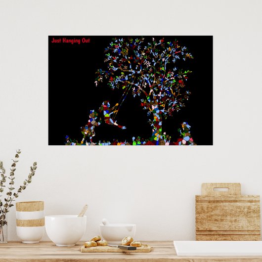 木の揺れポスター ポスター (キッチン)