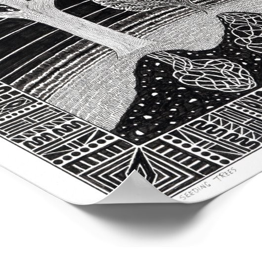 木の播種 ポスター (角)