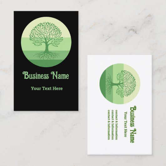 木の日 名刺 (正面/裏面)