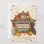 木の星 招待状 (裏面)