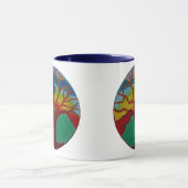 木の曼荼羅のマグ マグカップ (中央)