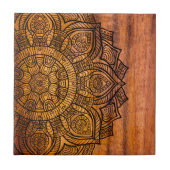 木の曼荼羅 タイル (正面)