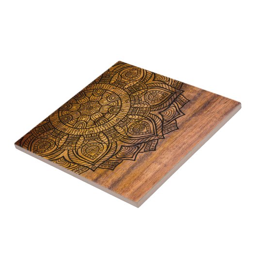 木の曼荼羅 タイル (側面)