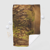 木の木の樹皮ゴルフのパターン運命の運命 ゴルフタオル (インサイチュ)