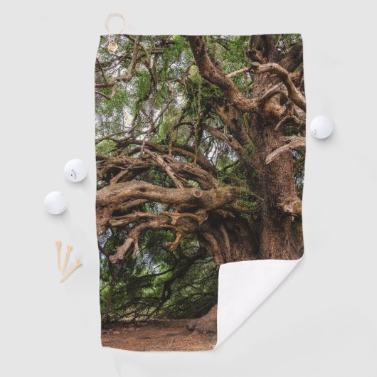 木の木の樹皮ゴルフのパターン運命の運命 ゴルフタオル (インサイチュ)