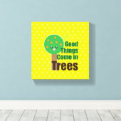 木の来中の良い物 キャンバスプリント (インサイチュ (ウッドフロア))