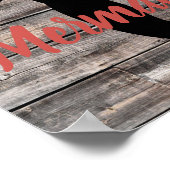 木の板航海のの人魚 ポスター (角)