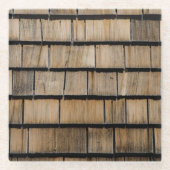 木の板 ガラスコースター (正面)