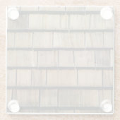 木の板 ガラスコースター (裏面)