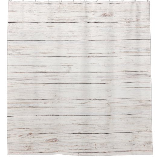 木の板 シャワーカーテン (正面)