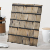 木の板 台座サイン (インサイチュ)