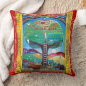 木の枕-神霊のフルーツ--があって下さい クッション (ブランケット)