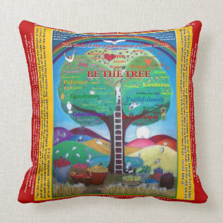 木の枕-神霊のフルーツ--があって下さい クッション