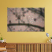 木の枝から見える星空 キャンバスプリント (インサイチュ (リビング))