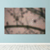 木の枝から見える星空 キャンバスプリント (インサイチュ (ウッドフロア))