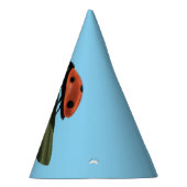 木の枝にかわいいテントウムシ パーティーハット (右)