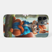 木の枝にかわいいリス Case-Mate iPhoneケース (裏面(横))