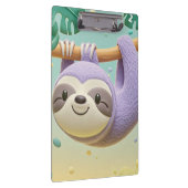 木の枝にぶら下がる漫画のナマケモノ クリップボード (右)