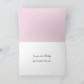 木の枝にぶら下がる猫に感謝 サンキューカード (内部)