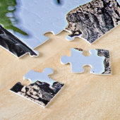 木の枝にハゲのワシ ジグソーパズル (側面)