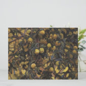 木の枝にリンゴ（Serebriakova著） カード (スタンド正面)