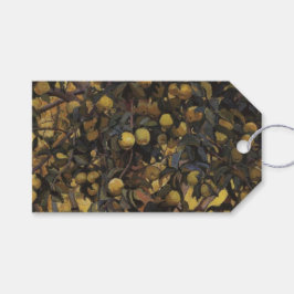 木の枝にリンゴ（Serebriakova著） ギフトタグ