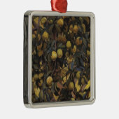 木の枝にリンゴ(Serebriakova著) メタルオーナメント (右)