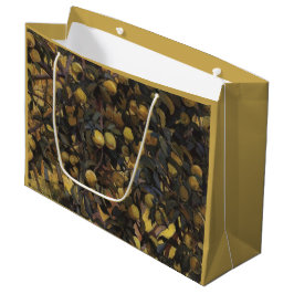 木の枝にリンゴ（Serebriakova著） ラージペーパーバッグ