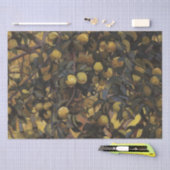 木の枝にリンゴ（Serebriakova著） 薄葉紙 (クラフト)