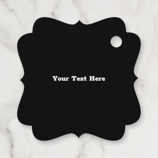 木の枝に座る金ゴールドカラスのシルエット フェイバータグ (裏面)