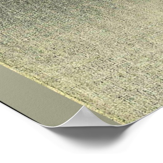 木の枝に生えたフクロウ ポスター (角)