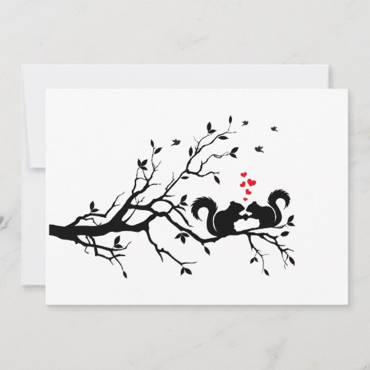 木の枝に赤いハートのクマリスズメ (正面)