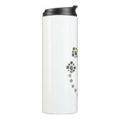 木の枝のように分岐する円の球体 タンブラー (回転左)