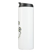 木の枝のように分岐する円の球体 タンブラー (回転右)