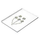 木の枝のように分岐する円の球体 ノートブック (左側)