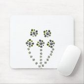 木の枝のように分岐する円の球体 マウスパッド (マウス)