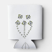 木の枝のように分岐する円の球体 缶クーラー (裏面)