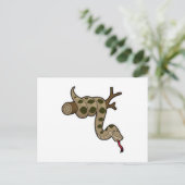 木の枝のヘビ ポストカード (スタンド正面)