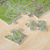 木の枝の上にバーレッドのフクロウ ジグソーパズル (側面)