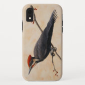 木の枝の上に止まったパイレーテッド・ウッドペッカー Case-Mate iPhoneケース (裏面)