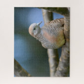 木の枝の上の鳥 ジグソーパズル (縦)