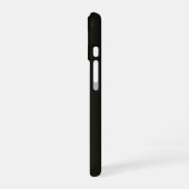 木の枝フォトネガティブ iPhone 16ケース (左側面)