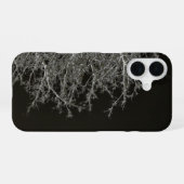 木の枝フォトネガティブ iPhone 16ケース (裏面横)
